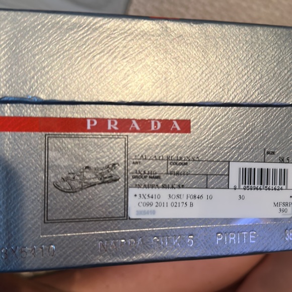 Prada Sandals in Gold - Picture 5 of 7